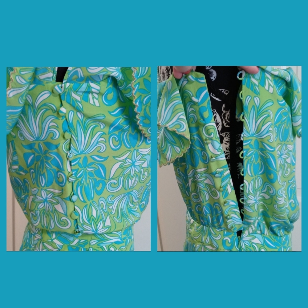 🦄RARE Lilly Pulitzer🦄 - Lyra One-Shoulder Silk Jumpsuit - Picture 8 of 16